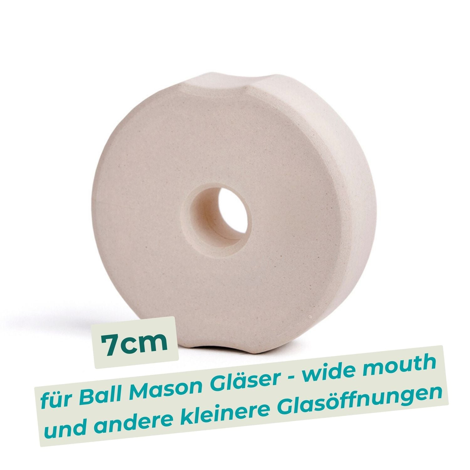 7cm Beschwerungsstein zum Fermentieren aus Keramik ✔️. –