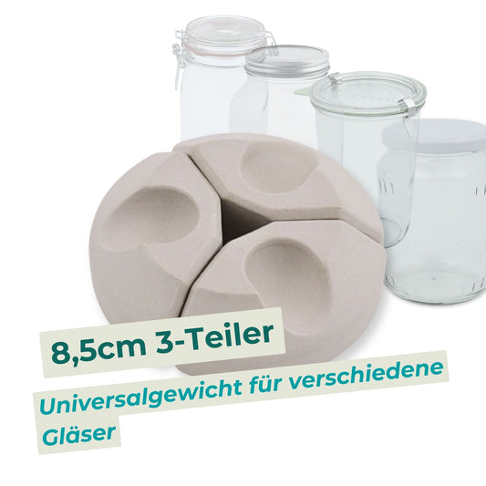 8,5cm Beschwerungsstein/ 3-teilig
