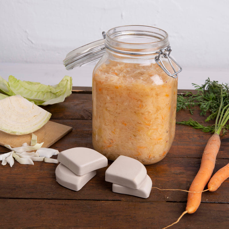 11cm Beschwerungsstein/ 4teilig/ passend für 2 Liter Fido-Glas