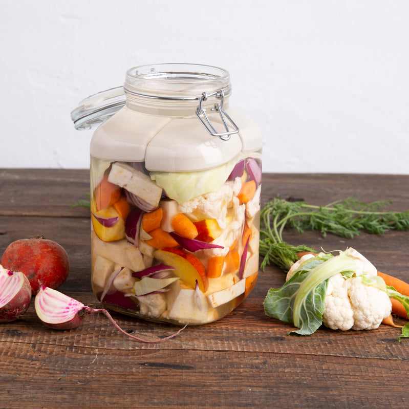 12,8cm Beschwerungsstein/ 4teilig/ passend für 3 Liter Fido-Glas