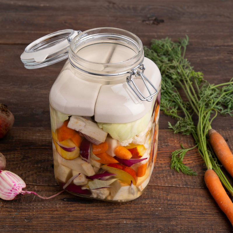 12,8cm Beschwerungsstein/ 4teilig/ passend für 3 Liter Fido-Glas