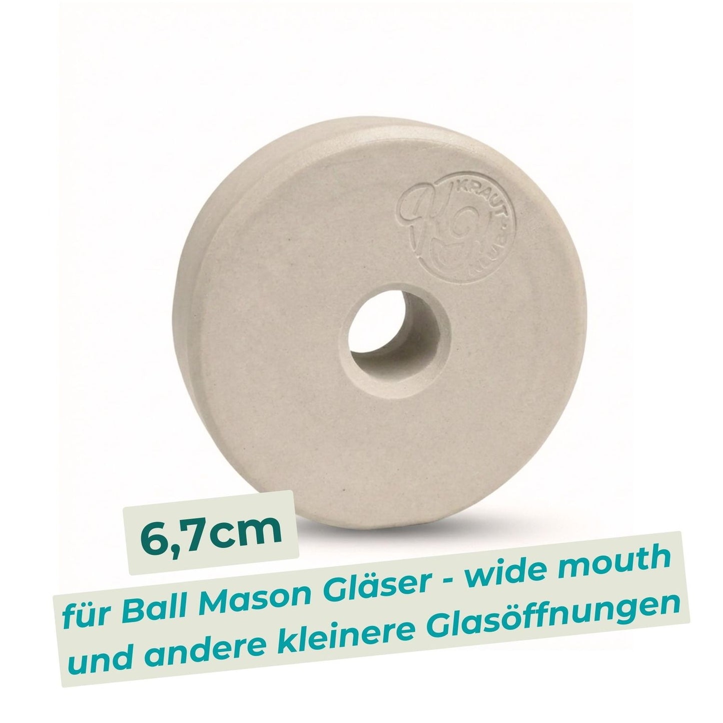 6,7cm Beschwerungsstein