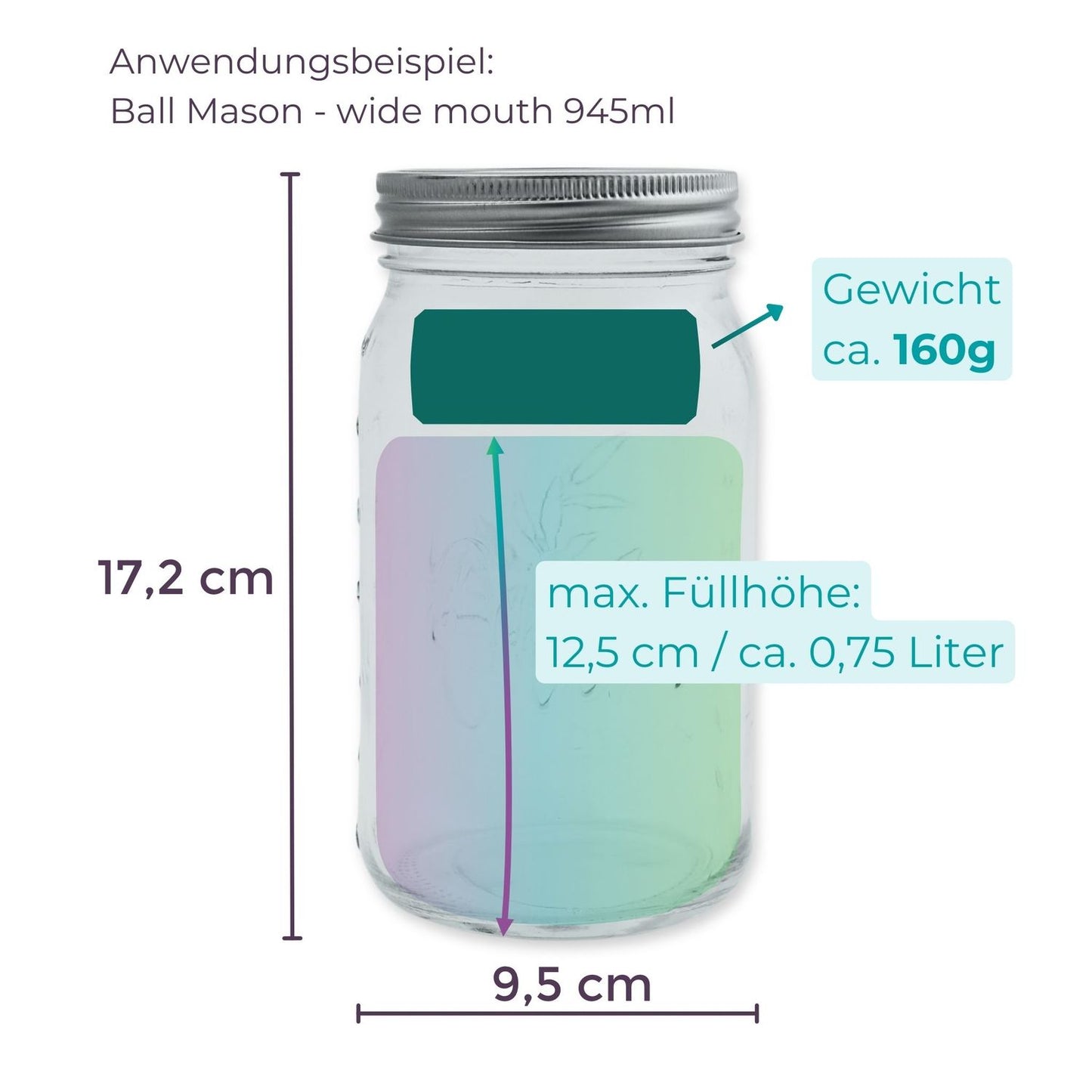 6,7cm Beschwerungsstein