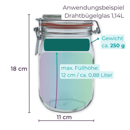 8cm Beschwerungsstein/ glasiert - bunt - 4er Pack
