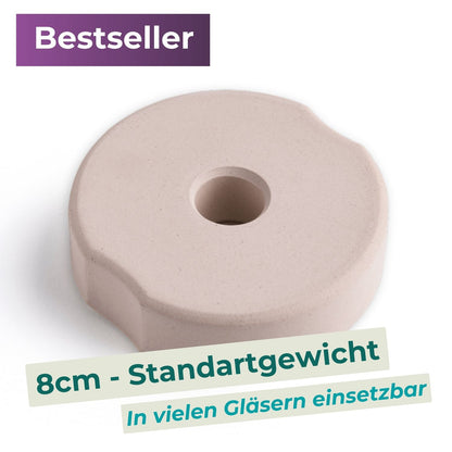 8cm Beschwerungsstein