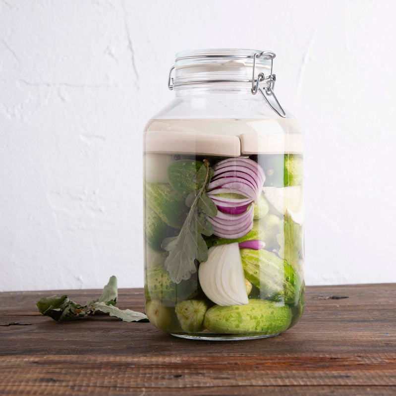 15cm Beschwerungsstein/ 3-teilig/passend für 4 Liter Fido-Glas